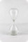 Lemonti Timeless Sanduhr aus Glas | 30 Minuten in Weiß | auch in 10/15/30/45/60 min | als Dekoration für das Büro, Küche sowie Zeitangabe für Kinder…