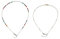 MenYiYDS Boho Double Layered Beads Choker Halskette Bunte Perlenketten Strand Conch Choker Schmuck für Frauen und Mädchen