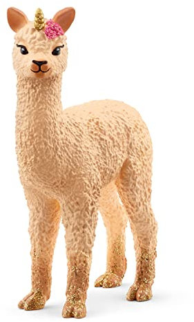 schleich BAYALA | Lama Einhorn Junges 70761 | detailgetreue, fantastische Figuren | tolles Geschenk für Mädchen und Jungen | wunderschöne Sammelfiguren | Spielfigur ab 5 Jahren | 6 x 2 x 8 cm