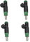 Buse d'injecteur Carburant Injecteur De Carburant 4pc pour Ford pour Fiesta V 2001~2008 pour Fusion 2002~2012 1.4 1429840 98MF-BB Injecteurs