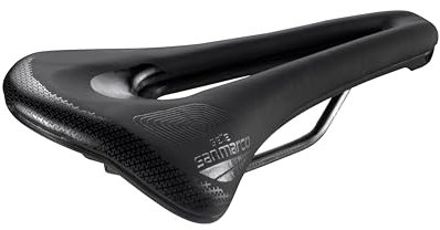 Selle San Marco SHORTFIT 2.0 Supercomfort Racing - Sella Bicicletta Gravel e Bikepacking, Leggera e Confortevole, con Foro Anatomico e Strato Gel Extra, Telaio Resistente in Acciaio - Taglia L3, Nero