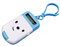 Mini calcolatrice, calcolatrice tascabile blu a 8 cifre con display a forma di cartone animato carino calcolatrice con design a conchiglia per esterni, casa, scuola