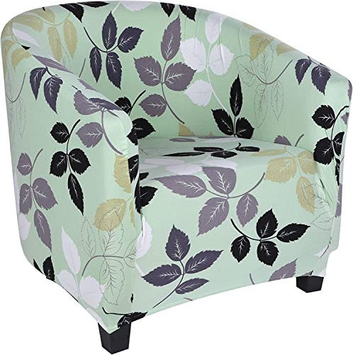 uyeoco Housse de Fauteuil Cabriolet Chesterfield Extensible, Élégant Mode Couleur Unie Couverture de Fauteuil Antidérapant, Tub Chair Housse de Canapé sans Housse de Coussin (Color : #21)