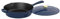 Cuisinart CI45-30NVM Chef's Classic Friteuse à poulet en fonte émaillée 30,5 cm avec couvercle, bleu nuit