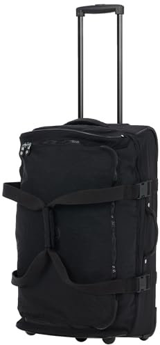 Kipling Women's Teagan M Upright Luggage, Black Noir, 10.25''L x5.5''H x5.75''D, Kipling Women's Teagan M Upright Luggage