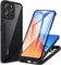CENHUFO für Xiaomi Redmi 12 Hülle, 360 Grad Schutzhülle Stoßfest Panzerhülle mit Eingebautem Displayschutz Robust Bumper Cover Transparent Case komplett Handyhülle für Xiaomi Redmi 12 4G - Schwarz