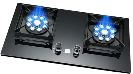 Cuisinière À Gaz, Cuisinière À Gaz Électronique À Impulsion, Charge Thermique 7,2 KW/24 566,4 BTU, Table De Cuisson À Gaz, Avec Fonction Minuterie, Plaque De Cuisson À Gaz, For Caravane, Maison, Campi