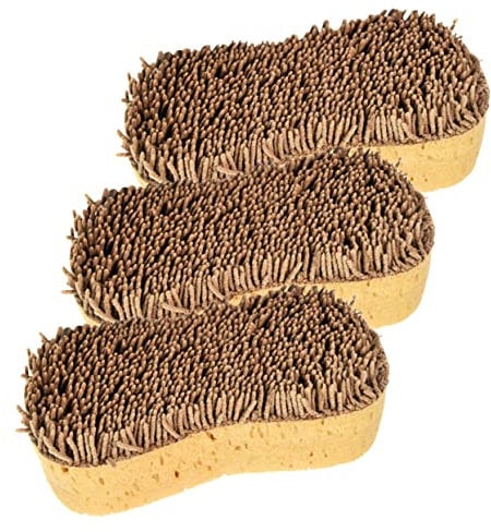 JECOMPRIS 3piezas Esponjas De Felpa Lavado Esponja Multifunción Cepillo Coche Suelo Unidades