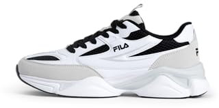 FILA Homme Recade Basket, White Black, 45 EU