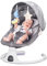 Babyschaukelstuhl, abnehmbarer und faltbarer Kinderzimmer-Schaukelstuhl, mit Sitzverstellung, Musik, Drei-Gang-Timing, Fünf-Gang-Schaukeln, Moskitonetz, Fernbedienung für Neugeborene,