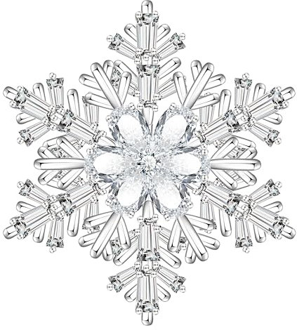 KristLand Broche Flocon de Neige Tournante avec Centre en Zirconium Rotatif - Bijou Doré d'hiver et de Noël - Cadeau Élégant pour Femmes