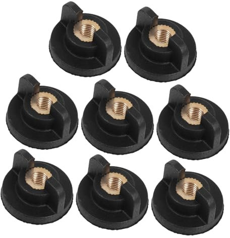 BESPORTBLE 8pcs Chainsaw Bar Nut Replacement for Cylinder Lock Nuts Oil Compatible Easy Installation Strong Hold
