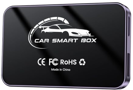 Gvvsjgdbis CarPlay AI Box 2G+16G Car Box Android 13 Adaptador inalámbrico Carplay Android Auto con salida de video compatible