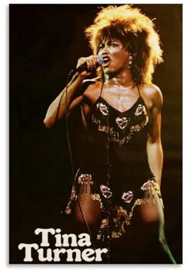 OREAUORN Tina Turner (3) Poster, Wandkunst, Leinwandbezug, ästhetisches Vintage-Poster, dekoratives Gemälde für Wohnzimmer, Schlafzimmer, 30 x 45 cm, ungerahmter Stil