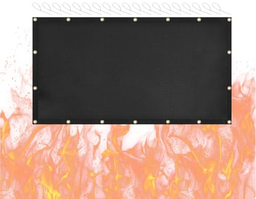 Tuxxjzm Protection murale pour poêle – Protection de garde-corps de terrasse résistante à l'huile pour barbecue, jardin, réfrigérateur, camping, extérieur, cour