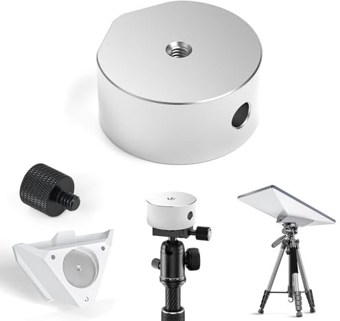 XLTTYWL 2025 Starlink Mini-Stativadapter, Aluminium-Mini-Starlink-Montage mit 1/4-20 & 3/8-16 Gewinde, kompatibel mit Mini-Starlink-Rohradapter und Flachmontage (Für Starlink Mini 2025)