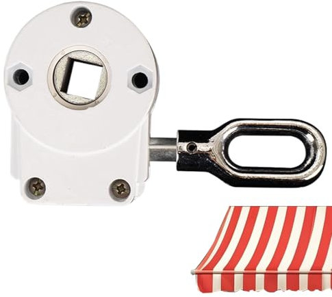 Accesorios mecánicos de manivela para parasol, piezas de visera resistentes, equipo de sombrilla portátil, accesorios de mantenimiento para persianas enrollables, persianas