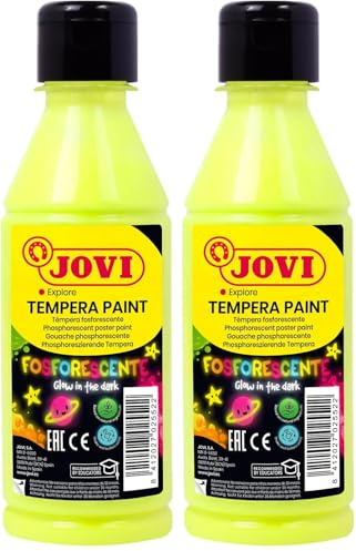 JOVI – Fosforescente ognuna, 250 ml, colore: giallo, 51902 (Confezione da 2)