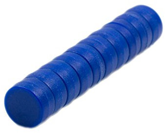 Magnetastico | 10x Starke Neodym Magnete mit Schutzschicht| Farbe Blau & Größe 12x6 mm| Kleine Magnete extra stark, Büromagnete| Mini-Magnet für Magnettafel Kühlschrank Whiteboard & Glasmagnettafel