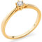 Orphelia Damen-Soltär Verlobungsring 18_k_(750) Gelbgold mit Rund Diamant '- Ringgröße 56 RD-3919/56
