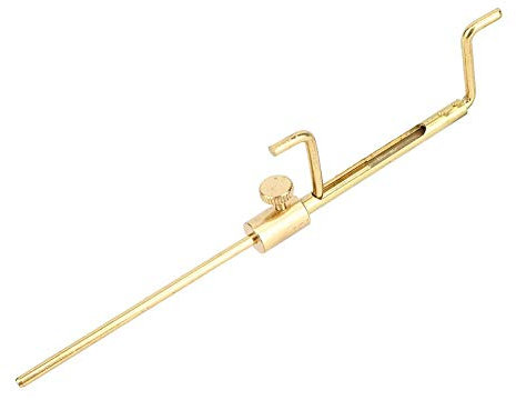 Violine Sound Post Gauge Gitarrenbauer, Luthier Repair Install Tools Installieren Sie Zubehör Messing Sound Post Tool Säulenmessgerät Messen Musikinstrumentenzubehör