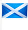 KliKil Bandiera Scozzese 90x150 cm - Tessuto da esterno resistente alle intemperie 150x90 cm con 2 occhielli metallici. Scottish Flag giardino decorazioni