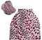 Imprimé Abstrait Léopard Rose Housse de Canopée de Siège de Voiture pour Poussette Bébé Dais Siège-Auto Couverture D'Allaitement Pare-Soleil Respirant Extensible pour Garçons Filles