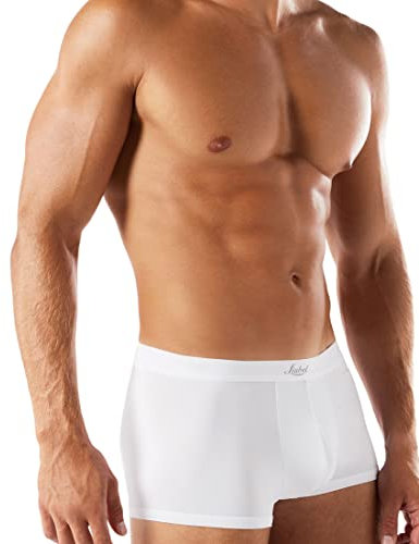 Intimitaly 5 Boxer Uomo Seamless Senza Cuciture Intimo Mutande Uomo Colorate alla Moda Bianchi Neri 2 Neri 2 Blu 1 Grigio… (XXL, 5 Bianchi)