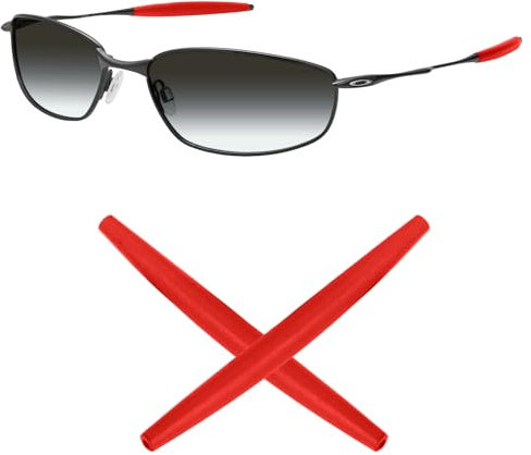 Mryok Replacement Earsocks for Oakley A Wire Sunglasses - Red