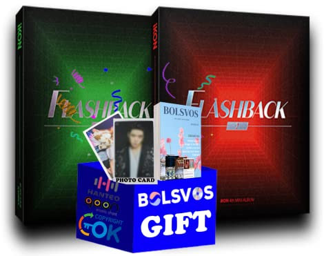 iKON - FLASHBACK [Digipack Full Set ver.] (4th Mini Album) 6 Albums+BolsVos K-POP eBook (21p), Photocards