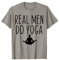 Echte Männer machen Yoga Lustig Vintage T-Shirt