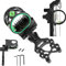 Bogenschießen Visier Compoundbogen Bogenvisier 5 Pin Sight Fiber Optical Zielvisier Bogenvisier Jagdvisier für Compoundbogen Jagdzubehör Rechte oder Linke Hand Jagd Schießen