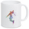 artboxONE Tasse Badminton in Watercolor Woman von Paul Rommer - Kaffeetasse Sport