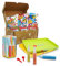 Sabbiarelli Sand-it For Fun - Box Ostern in Freude 5+, Set für kreative Arbeiten, Kreativ- und Sandfarben-Set, kreatives Labor, Ostern Party Kinder 5+ mit Eierjagd