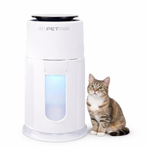 Petair L2-SP201-B Purificateur d'air pour propriétaires d'animaux domestiques - Filtre à charbon actif – Élimine les poils d'animaux, les squames, l'odeur d'urine de chat, la poussière (L2-SP201-B)