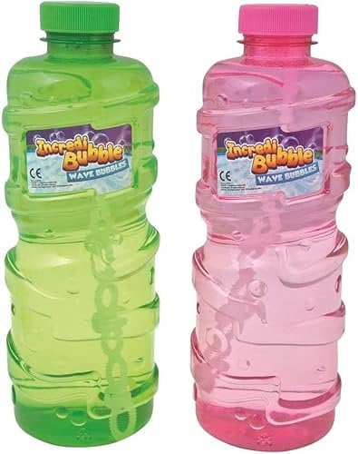 Seifenblasen 2X 945 ml, mit Pustestab