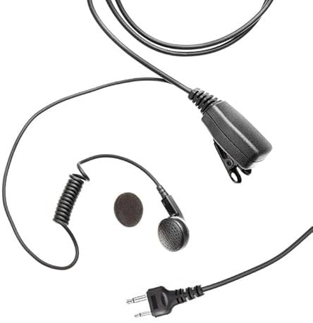 Ear Bud Earpiece Earphone for ICOM 2 Pin Radio