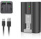 1 batería de repuesto de 6040 mAh para cámara de timbre de vídeo 1/2/3/3Plus/4, cámara de foco, baterías recargables mejoradas de leva (2ª y 3ª generación) cámara interior y exterior V4, estación de