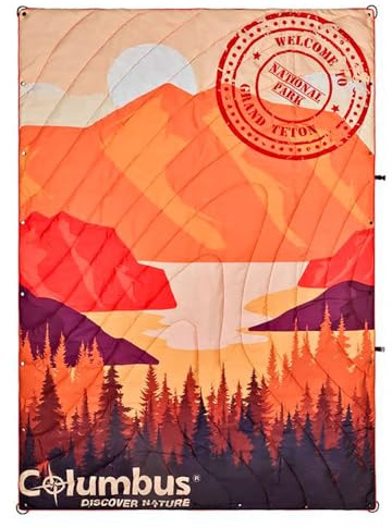 Grand Teton Orange -Synthetic filling camping blanket