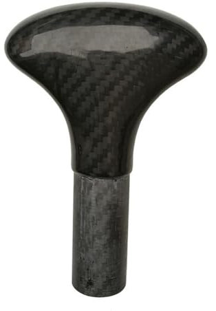 Niwugady SUP - Mango de paleta de fibra de carbono para remo de pie, compacto, ligero, ergonómico, mango curvado en T, mango de remo para kayak, barco, accesorios modificados, color negro