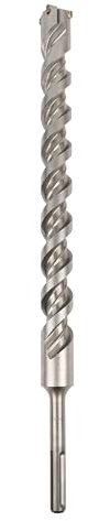 Torxero SDS MAX Bohrer, Bohrhammer, Hartmetallbohrer, Steinbohrer für Beton, Stein und Ziegel, SDS MAX Hammer, Doppelnut, Steinbohrer, Betonbohrer, 3,5 cm x 61 cm