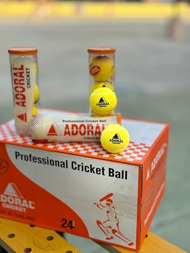 Generico Adoral Shine Tapeball Cricket Balls, (1 Pack 3 Bälle)