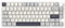 ATTACK SHARK X86 Kabellose Mechanische Tastatur, 75% Gaming, Aluminium, RGB, Hot-Swap, BT/2,4G/USB-C, Mac/Win, Sternenweiß