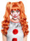 It-Clown-Girl Perücke - Weiblicher Horrorclown - Kostüm-Zubehör Karneval, Halloween & Motto-Party