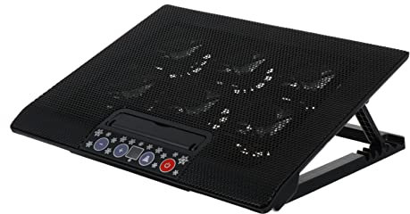 jojofuny Multifunktionales Laptop Kühlpad Mit Lüftern Ergonomisch Einstellbar Für Home Office Gaming Und Studium Tragbar Überhitzung