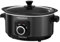 Mourphyy Rechords 3.5L Sear & Stew Slow Cooker - Shatter Resistant, 3 Heat Settings, Hob Proof, Easy Clean, 163W, Perfect for Stews, Soups, and Roasts