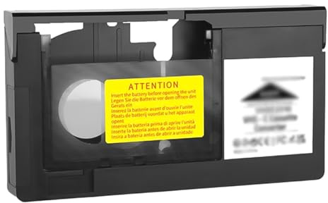 Gutol Convertisseur VHS vers numérique, adaptateur de cassette VHS-C, pour magnétoscopes standard et flux de numérisation