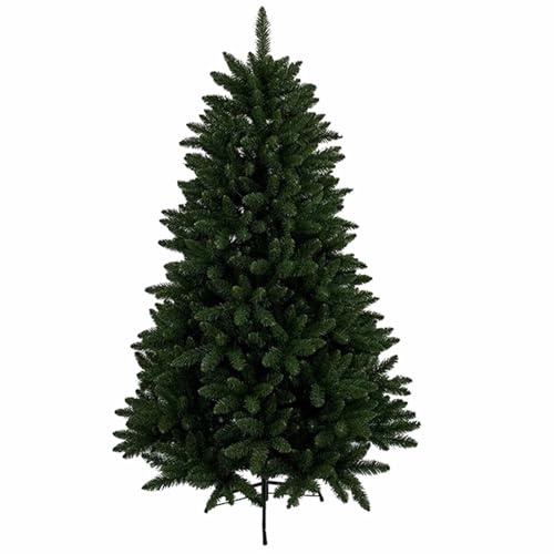 Un vero albero di Natale artificiale, Albero di Natale artificiale verde da 2 metri con supporto in metallo