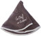 Douceur d'Intérieur, Handtuch, rund, Durchmesser 60 cm, Anthrazit, Frottee, Bestickt, Gelb