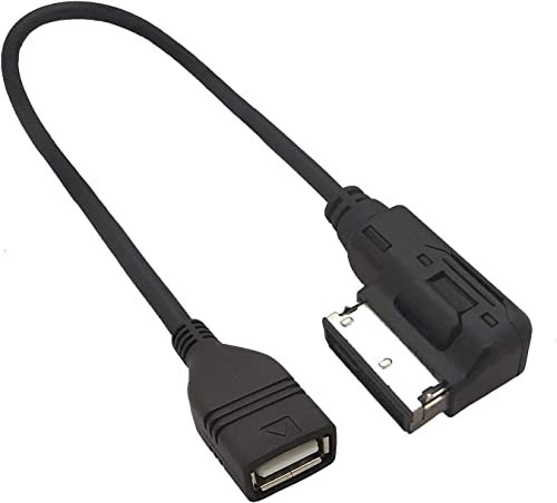 Hain Celestial Auto-Musik-Audio-Schnittstelle für MDI, MMI, MP3, USB-Flash-Laufwerk, AUX-Adapterkabel, kompatibel mit CLS E SL CLA S-Klasse
